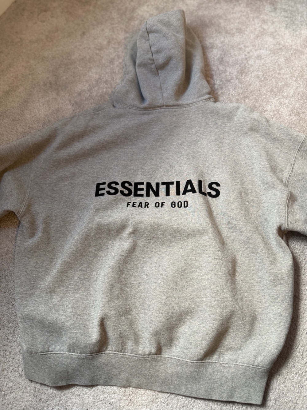 Essentials Dark Oatmeal Hoodie